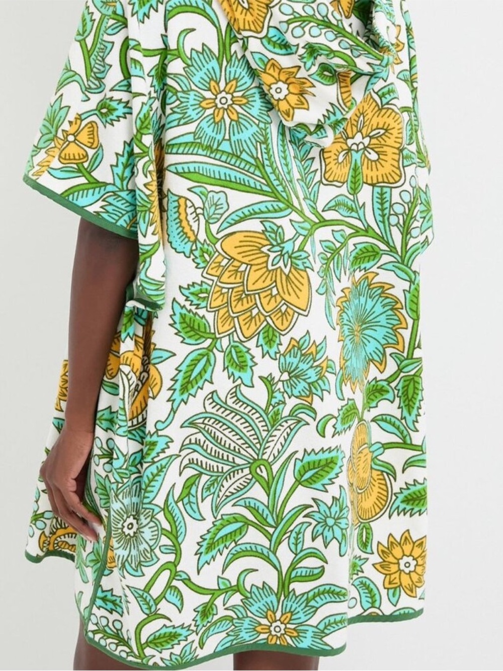 Tuckernuck Beach Lagoon Wildflower Terry Cabana Swim Coverup Hoodie M/L NWT - Picture 6 of 14
